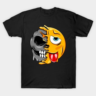 Tongue Zombie Emoji T-Shirt